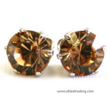 ar407 swarovski tulip inspired studs, 12mm