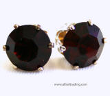 ar408 swarovski tulip inspired studs