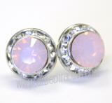 Swarovski Rose water Opal Stud Earrings, AR447