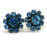 Item # AR467, Aquamarine studs