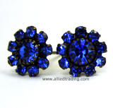 Sapphire Swarovski Elements Stud Earrings