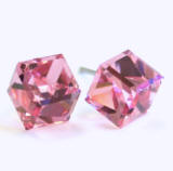 AR533 Swarovski Cube 4840 Studs, 6mm