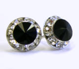 AR72 8mm swarovski chaton or rivoli stud earrings, allied trading, the earrings wholesaler