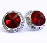 ARC18 Swarovski Clip On Earrings, 15mm