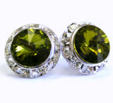 ARC21 Swarovski Clip On Earrings, 15mm