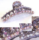 CLK111 SWAROVSKI CRYSTAL HAIR CLAW