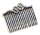 MH59, swarovski hair side comb, bridal hair combs