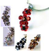 Wholesale cluster crystal necklace