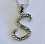 Swarovski Initial Necklace, Letter S