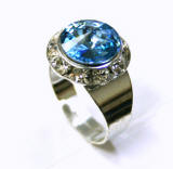 Swarovski Crystal Finger Ring