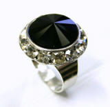 item # rn408, Swarovski Rondelle Ring