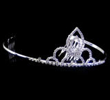 TA27 Rhinestone Tiara, Full Size